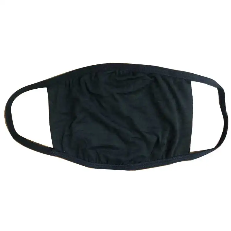1PC mouth face mask Black White mouth mask Reusable Washable Reusable Windproof Mouth-muffle Summer soft Cotton mouth Masks