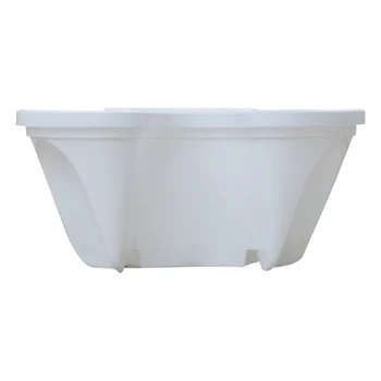 Stackable Three Pedal Pot Basket Container, White Qty: 1Pcs
Stackable Three Pedal Pot Basket Container, White Qty: 1Pcs