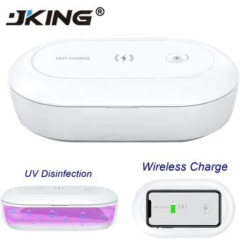 JKING 2-in-1 Wireless Charger for iPhone 11 Pro Max XS XR UV Disinfection Box for Samsung S10 S9 S8 Wireless Charger
JKING 2-in-1 Wireless Charger for iPhone 11 Pro Max XS XR UV Disinfection Box for Samsung S10 S9 S8 Wireless Charger