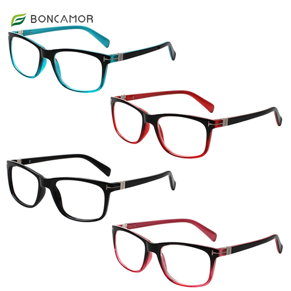 

Boncamor Blue Light Blocking Reading Glasses Men and Women Metal Hinges Anti UV Computer Reader Eyeglasses Diopter +1.0+2.0+4.0