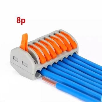 30/50/100 PCS/lot PCT-218 222-412 mini fast wire Connectors Universal Compact Wiring Connector push-in Terminal Block
30/50/100 PCS/lot PCT-218 222-412 mini fast wire Connectors Universal Compact Wiring Connector push-in Terminal Block