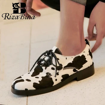 RIZABINA New Spring Women Flats Genuine Leather Vintage Shoes Women Casual Lace Up Flats Black Footwear Size 33-43
RIZABINA New Spring Women Flats Genuine Leather Vintage Shoes Women Casual Lace Up Flats Black Footwear Size 33-43