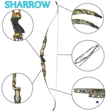 64inch 30-60lbs Recurve Bow Takedown Longbow ILF Right Hand for Adult Outdoor Sports Archery Shooting Hunting Target Accessories
64inch 30-60lbs Recurve Bow Takedown Longbow ILF Right Hand for Adult Outdoor Sports Archery Shooting Hunting Target Accessories
