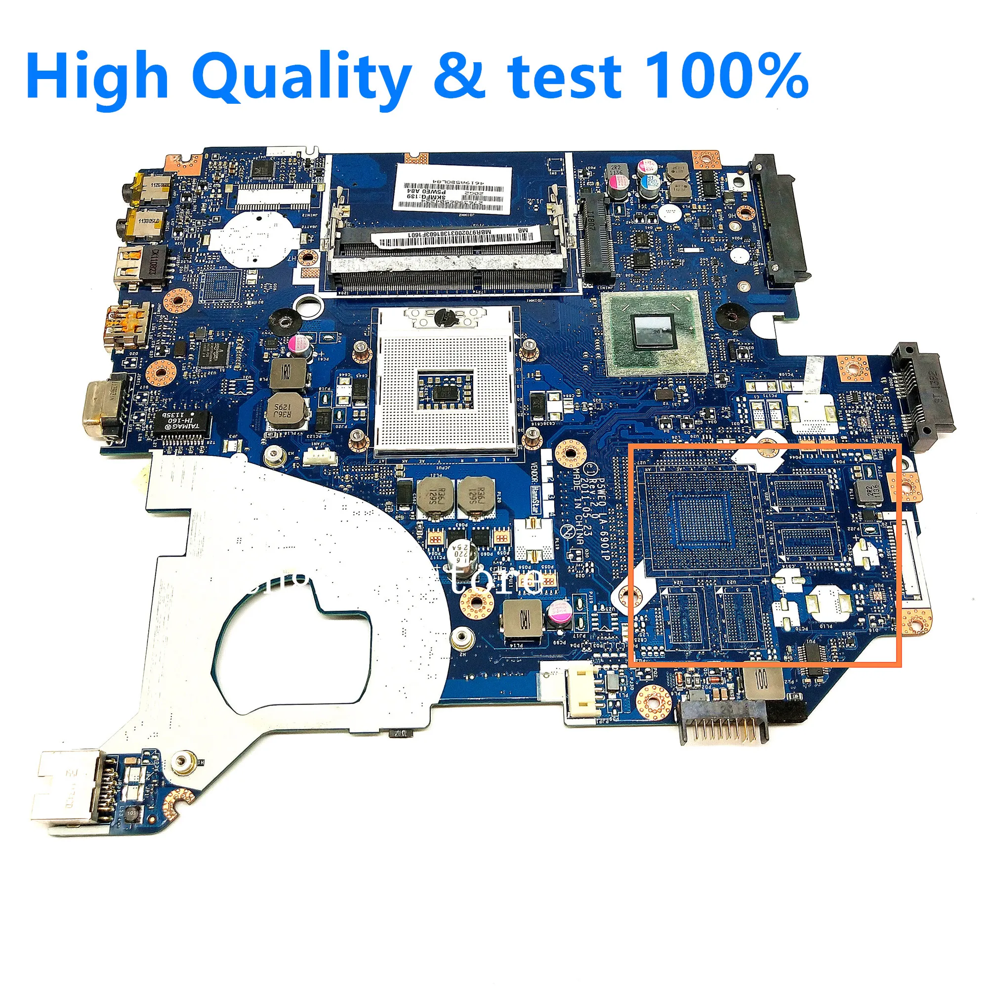for ACER Aspire 5750 5750G Laptop motherboard 5755 5755G Mainboard P5WE0 LA-6901P 
for ACER Aspire 5750 5750G Laptop motherboard 5755 5755G Mainboard P5WE0 LA-6901P