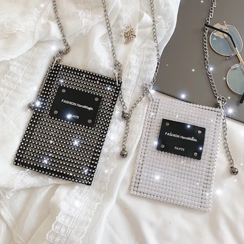 Diamond Mini Phone bag 2019 Summer Fashion New High Quality Women's Designer Handbag Cute Girl Chain Shoulder Messenger bag
Diamond Mini Phone bag 2019 Summer Fashion New High Quality Women's Designer Handbag Cute Girl Chain Shoulder Messenger bag