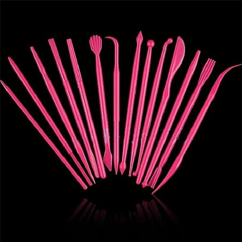 14pcs Double Sugar Pink Sculpture Smoother Polymer Clay Mold Fondant Gum Paste Decorating Tool Kit Modeling Cutter
14pcs Double Sugar Pink Sculpture Smoother Polymer Clay Mold Fondant Gum Paste Decorating Tool Kit Modeling Cutter