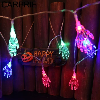 CARPRIE 20 LED Halloween Led String Light Bone Hand Decorative Light Fairy LED Garland Outdoor Indoor Decor Battery Powered 0836
CARPRIE 20 LED Halloween Led String Light Bone Hand Decorative Light Fairy LED Garland Outdoor Indoor Decor Battery Powered 0836