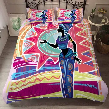 Water-color African Woman in Traditional Dress Bedding Set Ethnic Afro Decor Duvet Covers 2/3 Pieces Ancient Print Bedspread
Water-color African Woman in Traditional Dress Bedding Set Ethnic Afro Decor Duvet Covers 2/3 Pieces Ancient Print Bedspread
