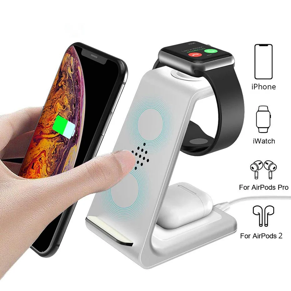 3 In 1 Wireless Charger For Mobile Devices