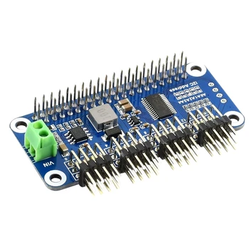 Waveshare Servo Driver HAT (B) for Raspberry Pi 16-Channel, 12-Bit, I2C Interface, Right Angle Pinheader 
Waveshare Servo Driver HAT (B) for Raspberry Pi 16-Channel, 12-Bit, I2C Interface, Right Angle Pinheader