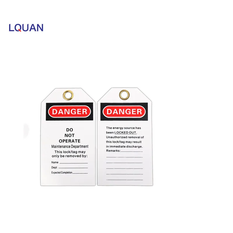 10pcs/lot Do Not Operate Tag Lockout Mark Non Removable Property Signature Caution LOTO Notice Note
10pcs/lot Do Not Operate Tag Lockout Mark Non Removable Property Signature Caution LOTO Notice Note