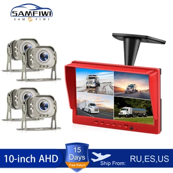 10inch 4ch Car Monitor for Auto 4 Split Car Screen Roof Mount Monitor Recorder AHD LCD Display for Truck Bus RV Rear View Camera
10inch 4ch Car Monitor for Auto 4 Split Car Screen Roof Mount Monitor Recorder AHD LCD Display for Truck Bus RV Rear View Camera