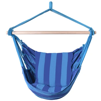 Costway Hammock Rope Chair Patio Porch Yard Tree Hanging Air Swing Outdoor (Blue)
Costway Hammock Rope Chair Patio Porch Yard Tree Hanging Air Swing Outdoor (Blue)