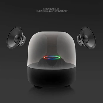 Mini F7 Wireless Bluetooth Speaker Mini Transparent Convenient Card Instert Colorful Light Audio Lantern Car 3D Surround Sound
Mini F7 Wireless Bluetooth Speaker Mini Transparent Convenient Card Instert Colorful Light Audio Lantern Car 3D Surround Sound