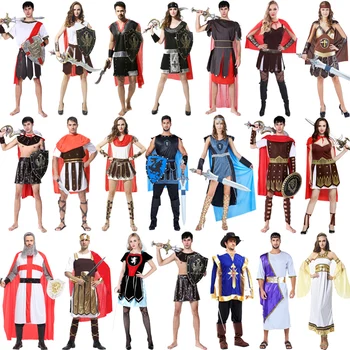 Halloween Costume Cosplay Roman Warrior Adult Male and Female Costumes Spartan Cross Uniform Cosplay Festival Bar Decoration
Halloween Costume Cosplay Roman Warrior Adult Male and Female Costumes Spartan Cross Uniform Cosplay Festival Bar Decoration
