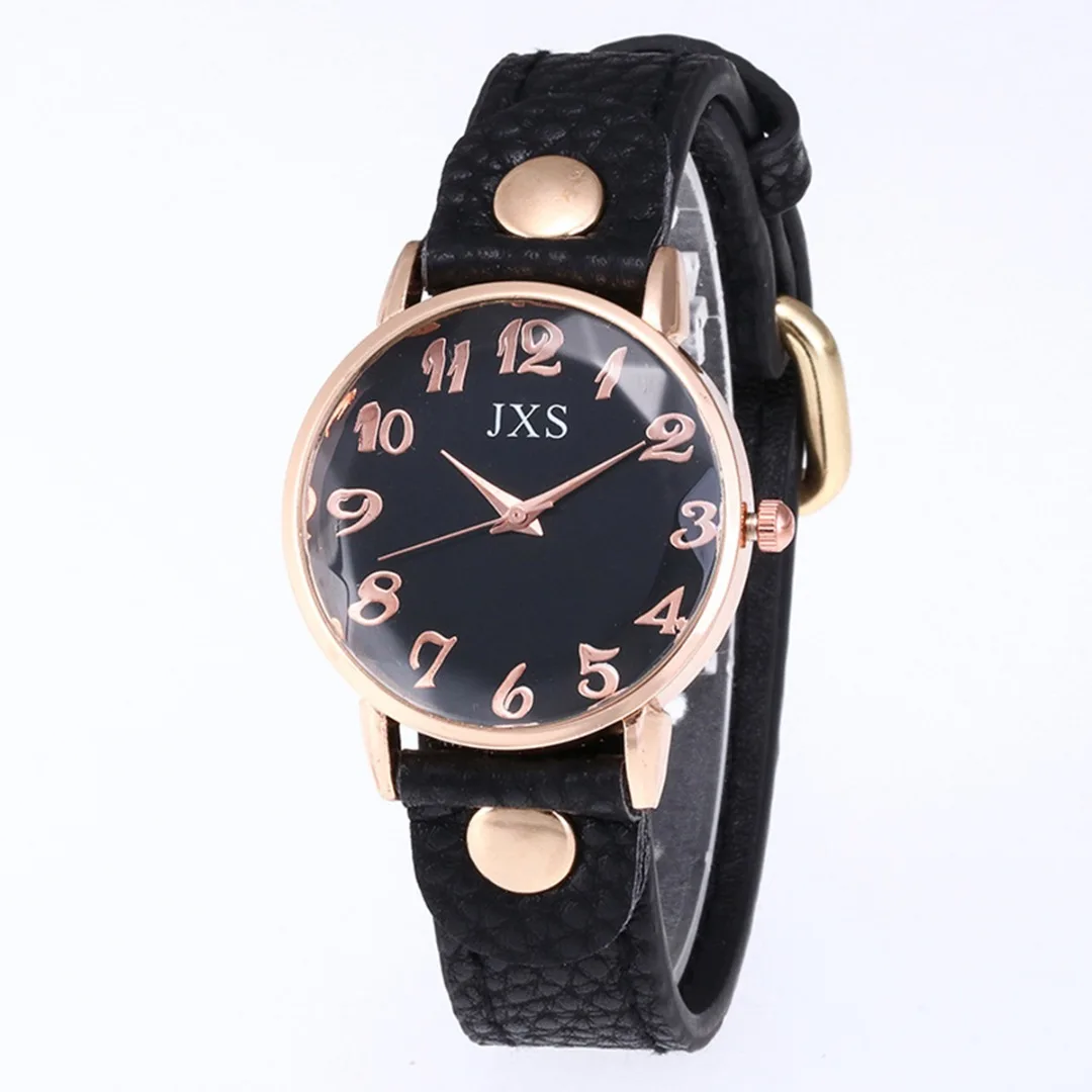 Vintage Women Watch Big Numbers PU Leather Analog Quartz Wristwatches Ladies Dress Temperament Women Wristwatch Montre Femme 
Vintage Women Watch Big Numbers PU Leather Analog Quartz Wristwatches Ladies Dress Temperament Women Wristwatch Montre Femme