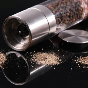 New Double Head Pepper Grinder Manual Salt Pepper Mill Stainless Steel Spice Grinding Tool Practical Kichen Gadget molinillo
New Double Head Pepper Grinder Manual Salt Pepper Mill Stainless Steel Spice Grinding Tool Practical Kichen Gadget molinillo