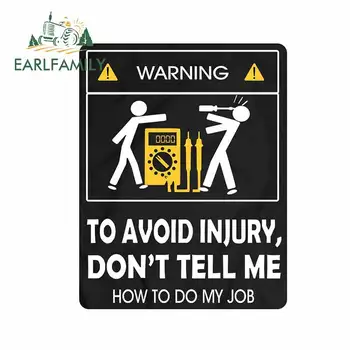 EARLFAMILY 13cm x 10.1cm For Warning Sign Personality Car Stickers Car Styling Decal Waterproof Scratch-Proof Suitable for RV
EARLFAMILY 13cm x 10.1cm For Warning Sign Personality Car Stickers Car Styling Decal Waterproof Scratch-Proof Suitable for RV