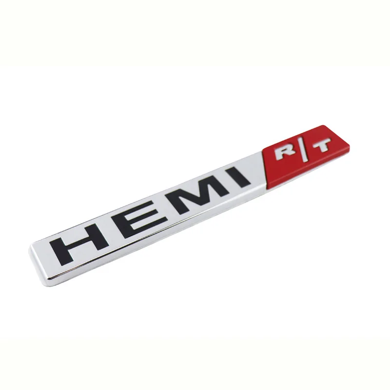 Chrome-Red-HEMI-R-T-for-SRT-Fender-Trunk-Emblem-Badge-Sticker