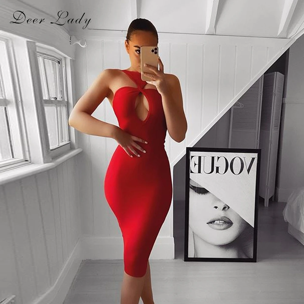 Deer Lady Summer Bandage Dress 2020 New Arrivals Cut Out Red Bandage Dress Celebrity Club Party Dress Sexy
Deer Lady Summer Bandage Dress 2020 New Arrivals Cut Out Red Bandage Dress Celebrity Club Party Dress Sexy