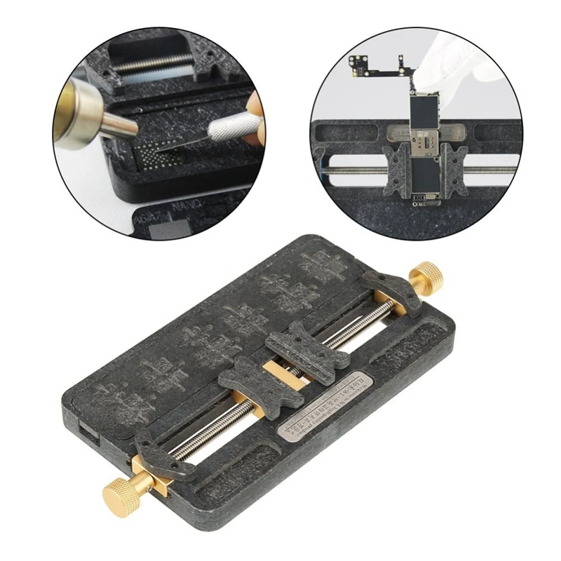 Universal Fixture High Temperature Phone Pcb Ic Chip Motherboard Jig Board Holder Maintenance Repair Mold Tool for Soldering Chi
Universal Fixture High Temperature Phone Pcb Ic Chip Motherboard Jig Board Holder Maintenance Repair Mold Tool for Soldering Chi