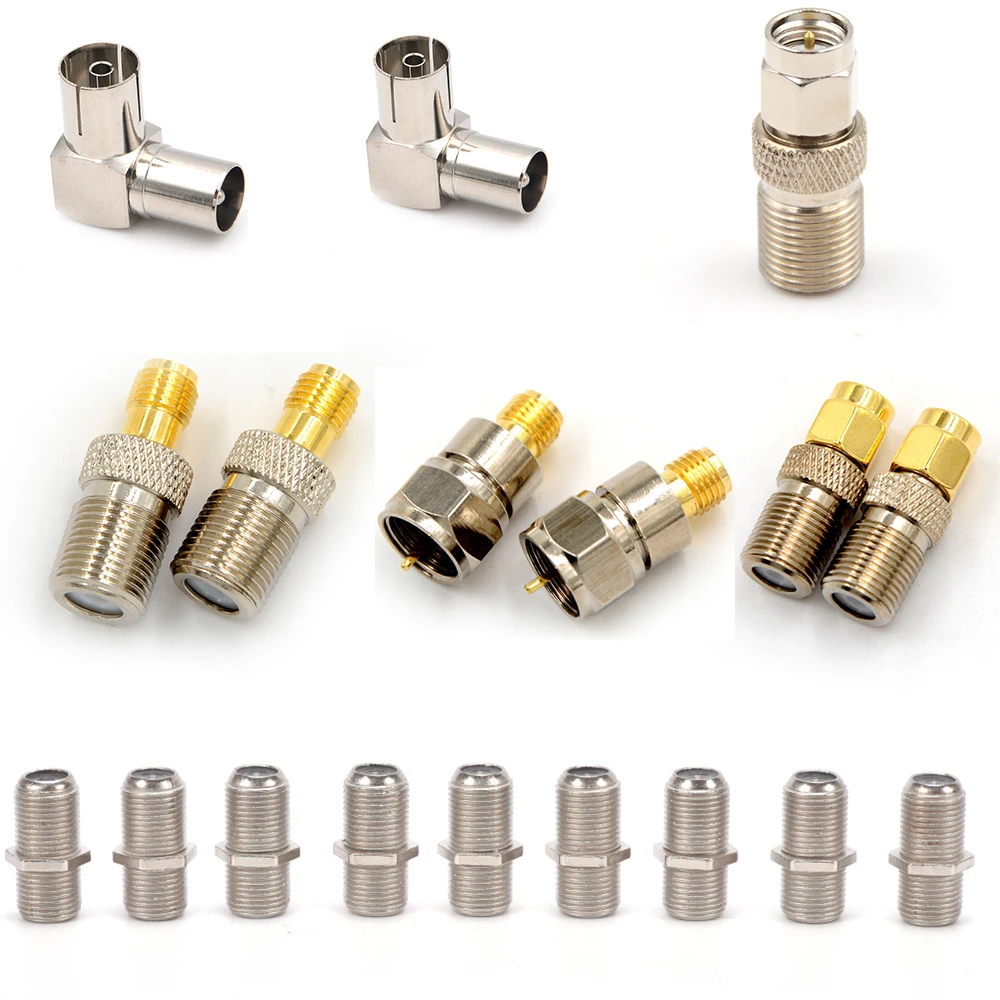 One or 10 Pcs F Type Female Jack To SMA Male Plug Straight RF Coaxial Adapter F Connector To SMA Convertor
One or 10 Pcs F Type Female Jack To SMA Male Plug Straight RF Coaxial Adapter F Connector To SMA Convertor