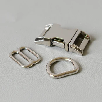 20 sets 20mm (metal buckle+8 ring+D ring set) retailing plated metal diy pet collar leash set parts accessories-silve
20 sets 20mm (metal buckle+8 ring+D ring set) retailing plated metal diy pet collar leash set parts accessories-silve