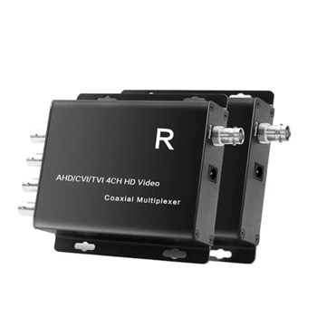 AHD/CVI/TVI Coaxial High-Definition Quad Multiplexer Coaxial Superimposer Plug and Play Support Multi-Node Networking
AHD/CVI/TVI Coaxial High-Definition Quad Multiplexer Coaxial Superimposer Plug and Play Support Multi-Node Networking