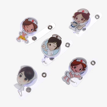 1PC Cute Cartoon Retractable Badge Reel Pull Key ID Name Card Badge Holder
1PC Cute Cartoon Retractable Badge Reel Pull Key ID Name Card Badge Holder