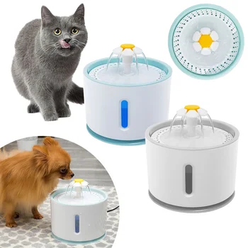 2.4L Automatic Pet Cat Water Fountain with LED Electric USB Dog Cat Pet Mute Drinker Feeder Bowl Pet Drinking Fountain Dispenser
2.4L Automatic Pet Cat Water Fountain with LED Electric USB Dog Cat Pet Mute Drinker Feeder Bowl Pet Drinking Fountain Dispenser