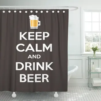 Yellow Bar Keep Calm and Drink Beer Saying Alcohol Shower Curtains Waterproof Polyester Fabric 72 x 78 inches Set with Hooks
Yellow Bar Keep Calm and Drink Beer Saying Alcohol Shower Curtains Waterproof Polyester Fabric 72 x 78 inches Set with Hooks
