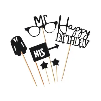 60pcs Happy Birthday Cake Toppers Birthday Alphabet Cake Plug Card Black Glasses Suit Cupcake Fruit Picks Decor Plug Card A35
60pcs Happy Birthday Cake Toppers Birthday Alphabet Cake Plug Card Black Glasses Suit Cupcake Fruit Picks Decor Plug Card A35