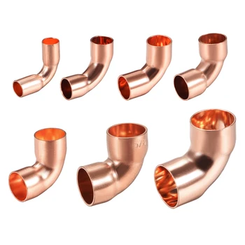 uxcell 5pcs 1/4-inch 3/8-inch 1/2-inch 3/4" ID 90 Degree Copper Elbow Short-Turn Copper Pipe Fitting Conector for Plumbing
uxcell 5pcs 1/4-inch 3/8-inch 1/2-inch 3/4" ID 90 Degree Copper Elbow Short-Turn Copper Pipe Fitting Conector for Plumbing