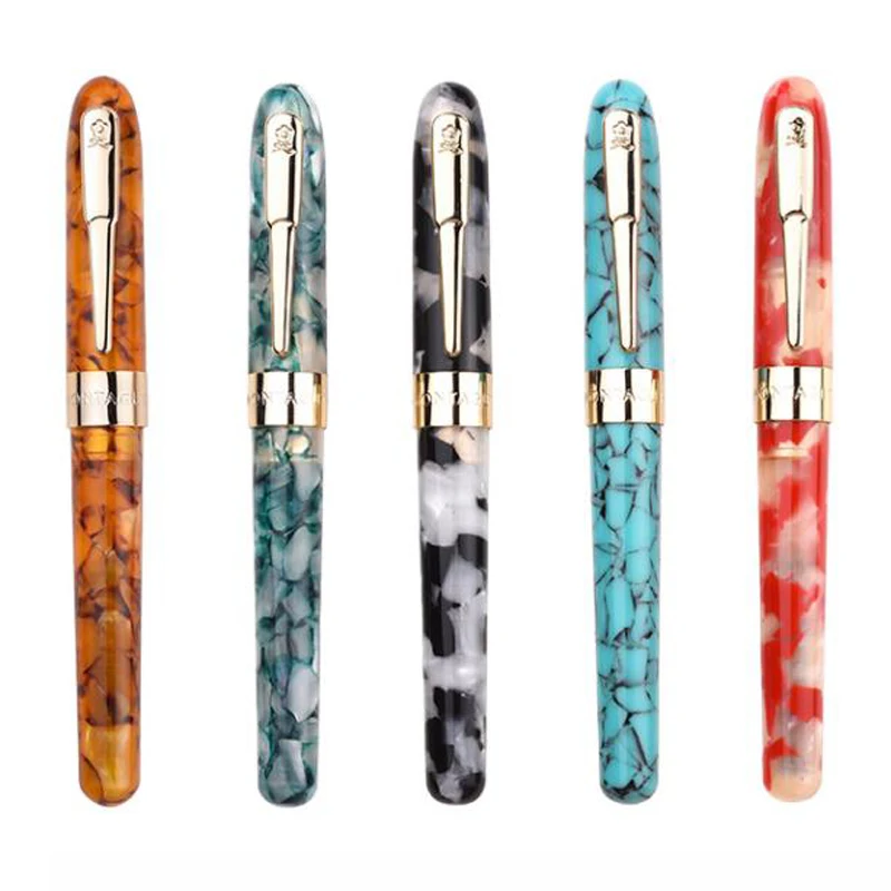 Montagut Celluloid Koi Fish Pocket Size Golden Trim Iridium Fine Nib 0.5mm Fountain Pen Professional Stationery Writing Pen Gift
Montagut Celluloid Koi Fish Pocket Size Golden Trim Iridium Fine Nib 0.5mm Fountain Pen Professional Stationery Writing Pen Gift