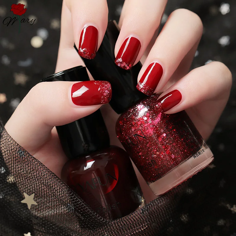 Rosemary Whitening Oily Nail Polish Red Avocado Color Makeup Nail Polish Tearable Nail Polish 12ml
Rosemary Whitening Oily Nail Polish Red Avocado Color Makeup Nail Polish Tearable Nail Polish 12ml