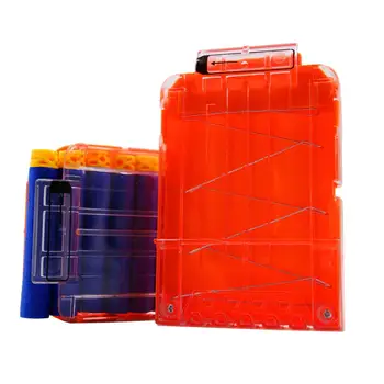 EKIND 6 Darts Clips Soft Bullet Quick Reload Clips Compatible for Nerf N-Strike Elite Magazine Toy Gun
EKIND 6 Darts Clips Soft Bullet Quick Reload Clips Compatible for Nerf N-Strike Elite Magazine Toy Gun