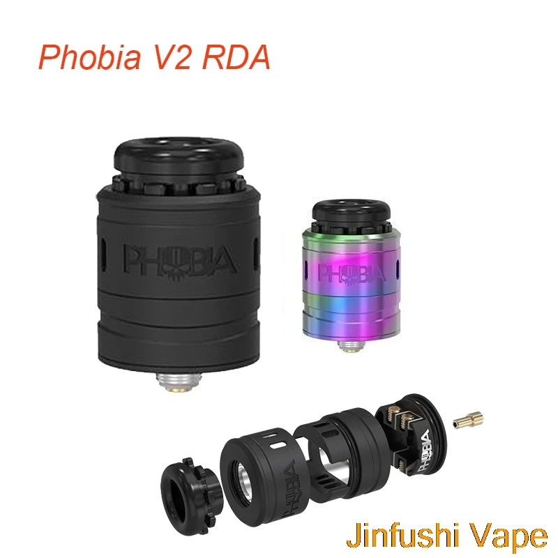 2019 New Phobia V2 RDA Tank 24mm 1ml Vapor Atomizer for Electronic Cigarette Support Single and Dual Coil Compatible Mech Mod
2019 New Phobia V2 RDA Tank 24mm 1ml Vapor Atomizer for Electronic Cigarette Support Single and Dual Coil Compatible Mech Mod