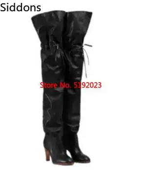 Women Over Knee High Boots High Heels Plaid Chaussure Gladiator Pointed Toe Lace Up Single Shoes Woman Zapatos Mujer Sapato D197
Women Over Knee High Boots High Heels Plaid Chaussure Gladiator Pointed Toe Lace Up Single Shoes Woman Zapatos Mujer Sapato D197