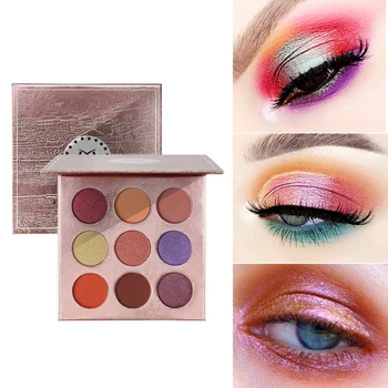 Portable 9-Color Eyeshadow Palette Shimmer Matte Eyeshadow Palette Makeup Waterproof Smudge-proof Eye Shadow
Portable 9-Color Eyeshadow Palette Shimmer Matte Eyeshadow Palette Makeup Waterproof Smudge-proof Eye Shadow
