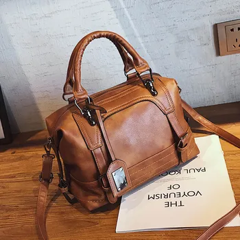 2020 Fashion Trend Ladies Shoulder Bag Vintage Soft Leather women shoulder Bags Women PU Leather Crossbody Bags Luxury Hand Bag 
2020 Fashion Trend Ladies Shoulder Bag Vintage Soft Leather women shoulder Bags Women PU Leather Crossbody Bags Luxury Hand Bag