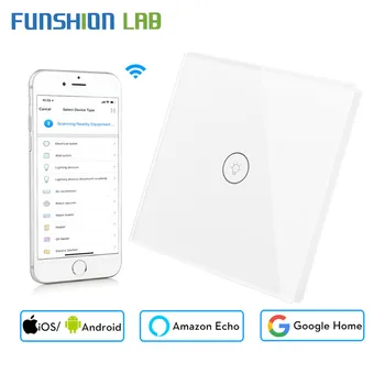 Wifi Smart Wall Touch Switch EU Socket 1 Gang Glass Panel APP Remote Control Work with Google Home and Alexa for Smart Life
Wifi Smart Wall Touch Switch EU Socket 1 Gang Glass Panel APP Remote Control Work with Google Home and Alexa for Smart Life