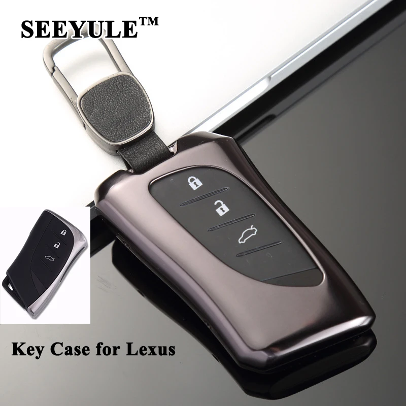1pc SEEYULE Car Key Case Key Shell Cover Organizer Styling Car Accessories for Lexus ES300h LS500h LC500 LC500h 2018 2019 2020
1pc SEEYULE Car Key Case Key Shell Cover Organizer Styling Car Accessories for Lexus ES300h LS500h LC500 LC500h 2018 2019 2020