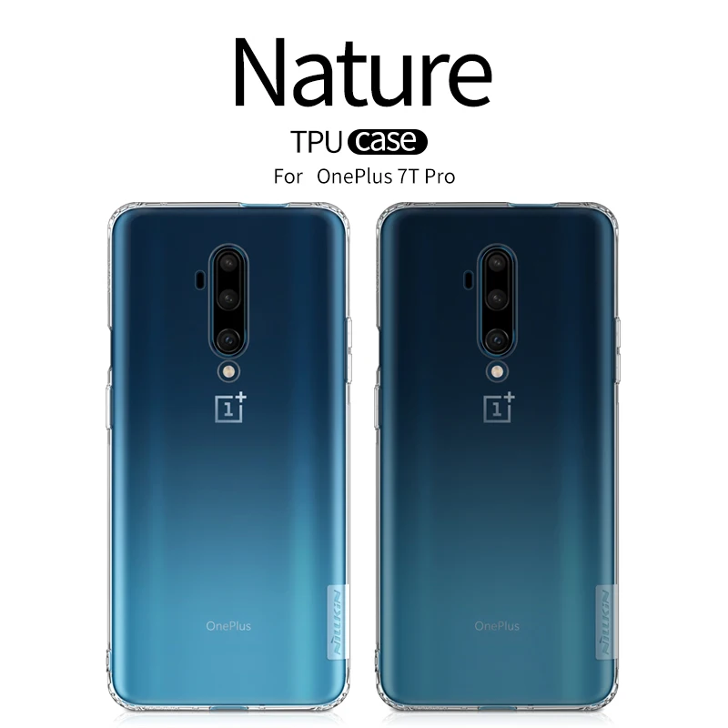 Для Oneplus 7T Pro чехол Nillkin прозрачный мягкий ТПУ s Силиконовая задняя крышка защитная