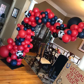 126Pcs/Set Diy Party Balloons Decoration Garland Arck Kit Red Black Cow Print Latex Balloon Birthday Decorations Balloonwall 
126Pcs/Set Diy Party Balloons Decoration Garland Arck Kit Red Black Cow Print Latex Balloon Birthday Decorations Balloonwall
