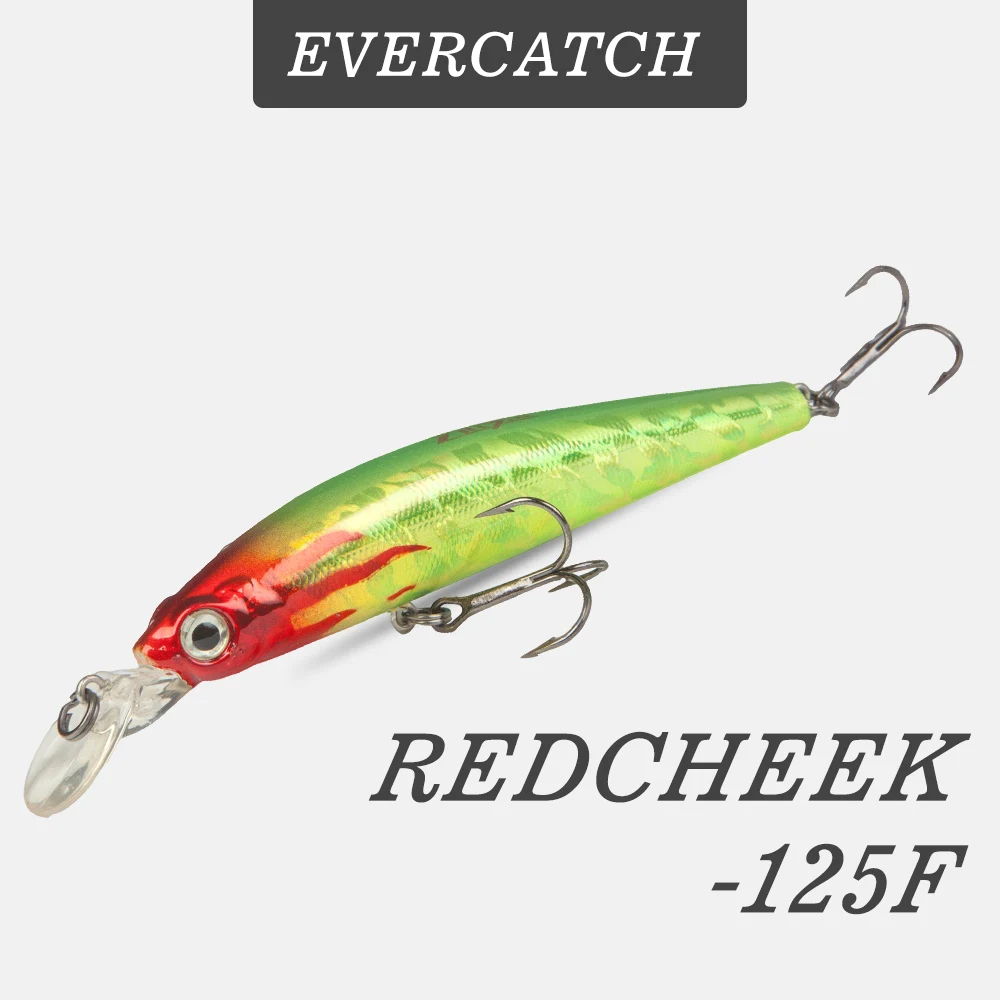 Evercatch redcheek 15g/125mm medium diving jerkbait floating minnow chatter bait rattling wobblers fishing lure for bass pike
Evercatch redcheek 15g/125mm medium diving jerkbait floating minnow chatter bait rattling wobblers fishing lure for bass pike