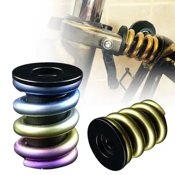 Titanium Alloy Bike Folding Bicycle Spring Rear Shock Absorber for Brompton Bicycle Spring Rear Shock Absorber Bicycle Rear Shoc
Titanium Alloy Bike Folding Bicycle Spring Rear Shock Absorber for Brompton Bicycle Spring Rear Shock Absorber Bicycle Rear Shoc