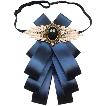 Men Women Groom Business Accessories Ribbon Necktie Neck Clip Rhinestone Bow Tie Brooch Vintage Formal Wedding Party Fashion 
Men Women Groom Business Accessories Ribbon Necktie Neck Clip Rhinestone Bow Tie Brooch Vintage Formal Wedding Party Fashion