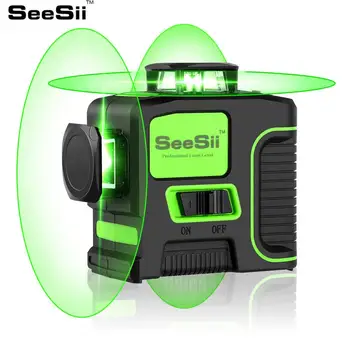 Laser Level Green 12 Lines 3D Level Self-Leveling 360 Horizontal And Vertical Cross Super Powerful Green Laser Level
Laser Level Green 12 Lines 3D Level Self-Leveling 360 Horizontal And Vertical Cross Super Powerful Green Laser Level