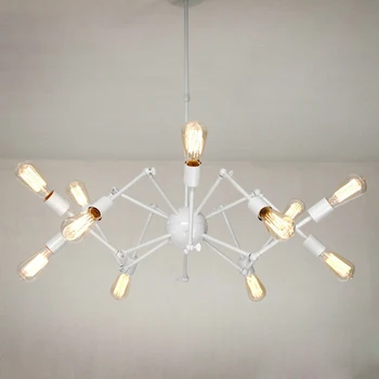 Spider Pendant Lights Lamp Iron 12 Head Modern Art Minimalist Loft Led Bedroom Kitchen Bar Cafe Parlor Deco Black/white/red E27
Spider Pendant Lights Lamp Iron 12 Head Modern Art Minimalist Loft Led Bedroom Kitchen Bar Cafe Parlor Deco Black/white/red E27