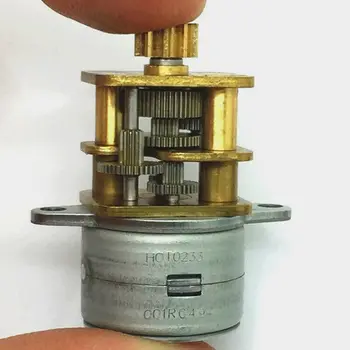 Precision 2-phase 4-wire Micro Mini 15 Stepper Motor DC 5V-12V Metal Gearbox Gear Reducer 1:100 Small Slow Speed Reducer 6V 7.2V 
Precision 2-phase 4-wire Micro Mini 15 Stepper Motor DC 5V-12V Metal Gearbox Gear Reducer 1:100 Small Slow Speed Reducer 6V 7.2V